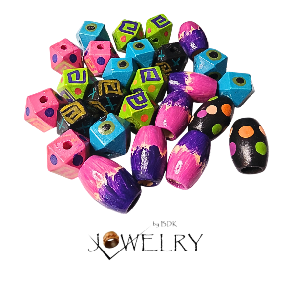 25-Pack Mixed Designer Beads