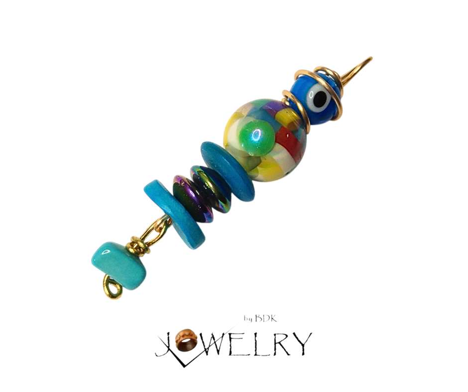 Howlite Turquoise Dainty Pendant