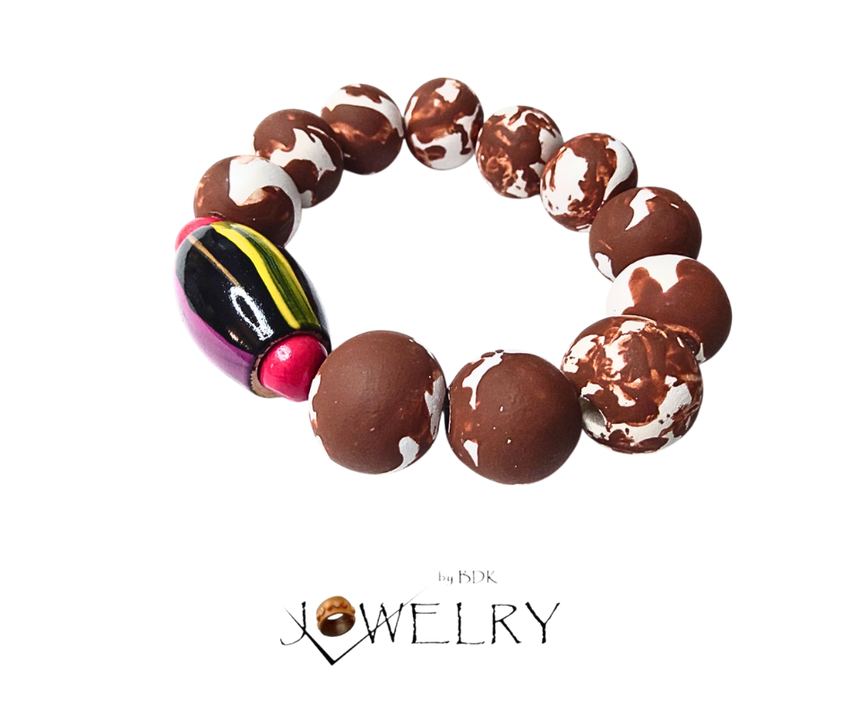 Cow Print Boho Bracelet