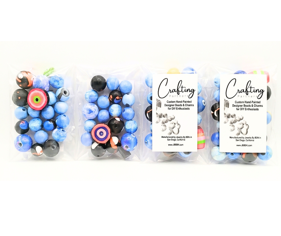 20-PC Bags of Blue with a Hint of Color - Round
