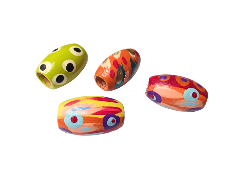 4-PC Oval Focal Beads
