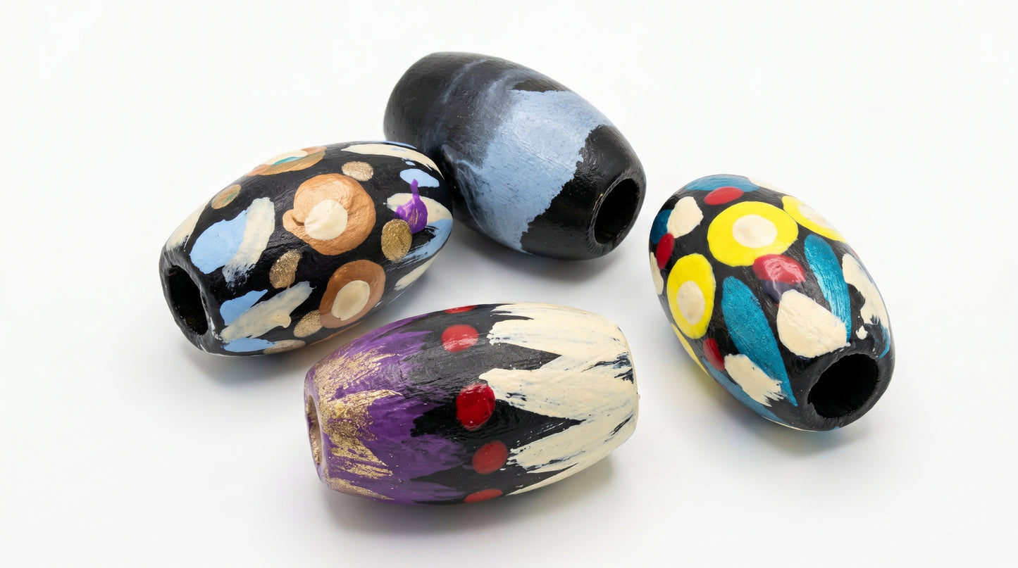 4-PC Oval Focal Beads