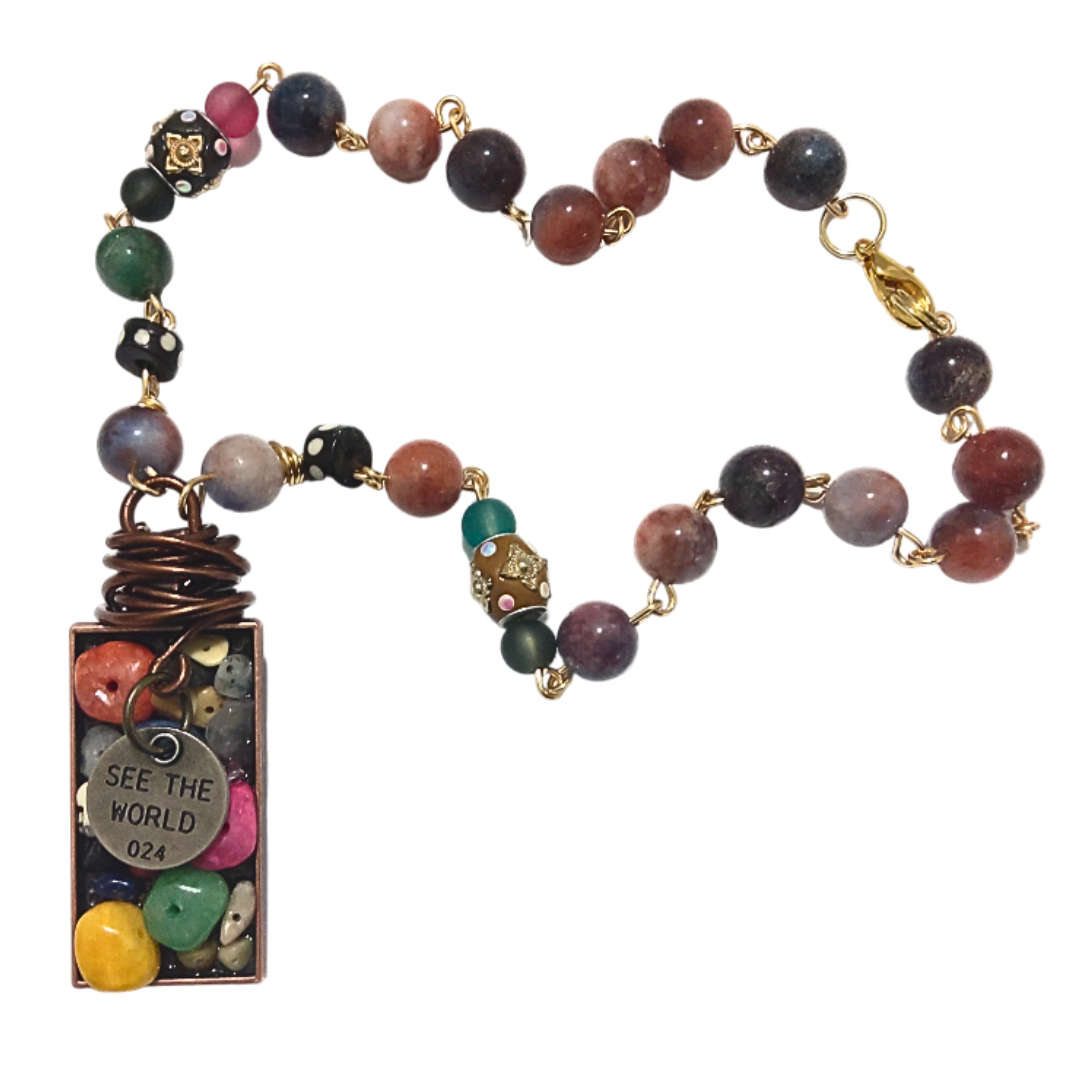18" Linked Bohemian Necklace