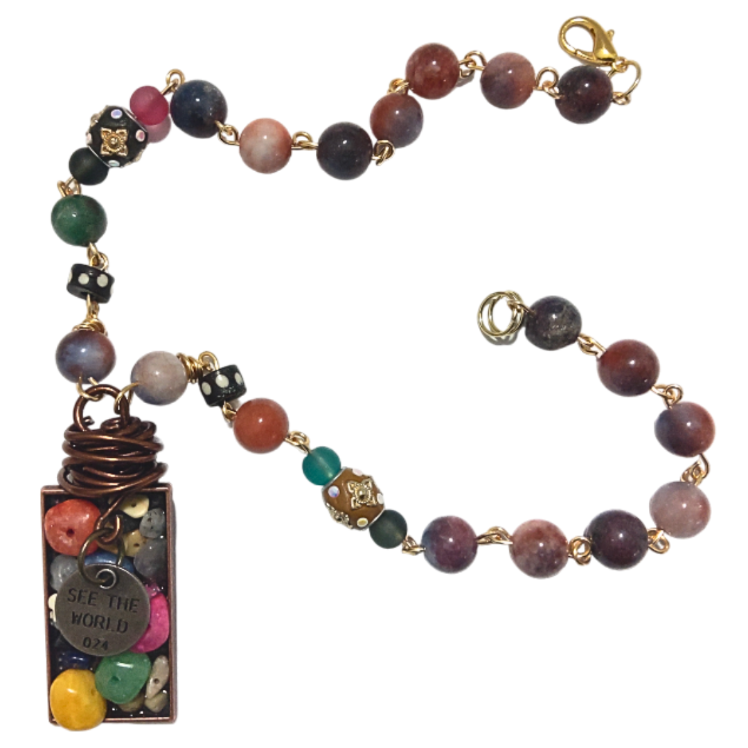 18" Linked Bohemian Necklace