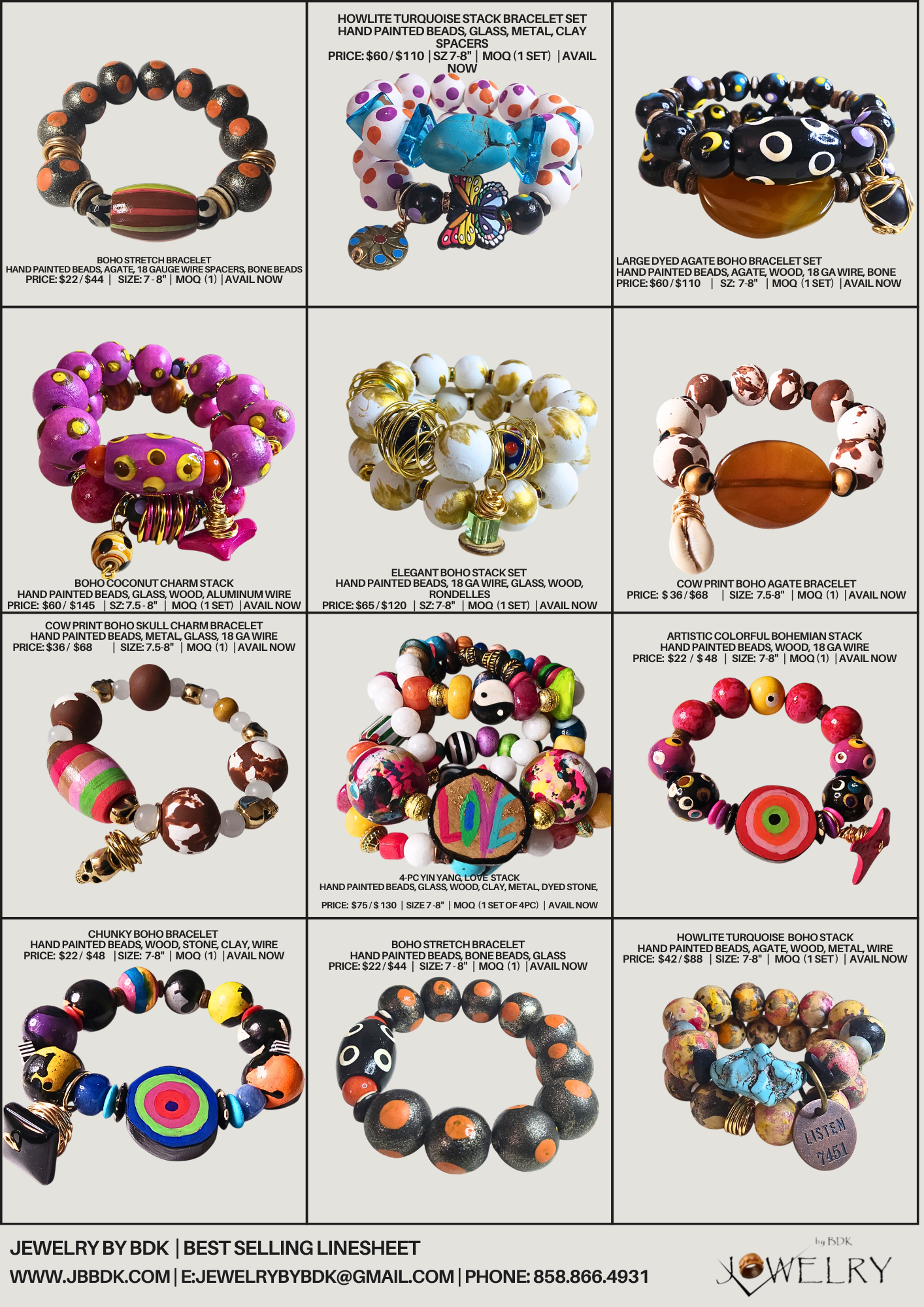 Wholesale Price List for Bulletin