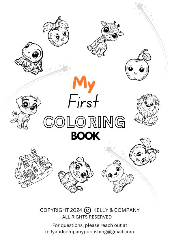 My First Coloring Book For Toddlers