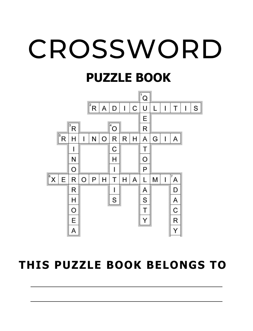 JBBDK Adult Crossword Puzzle