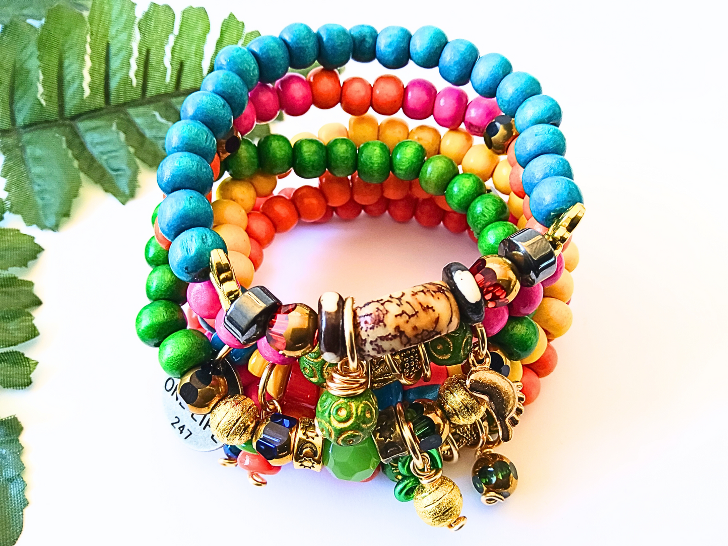 Salwag Beaded Bohemian Stack Bracelets