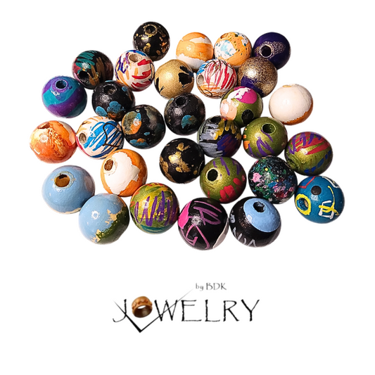 30-Pack Mixed Designer Beads