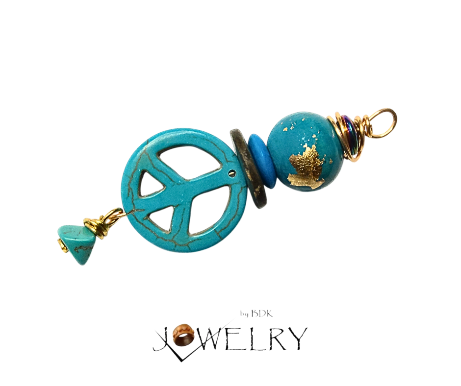 Peace Boho Dangle Pendant