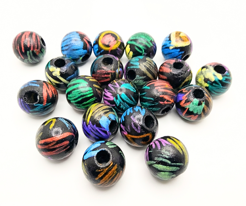 Graffiti Splash Art Beads