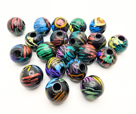 Graffiti Splash Art Beads