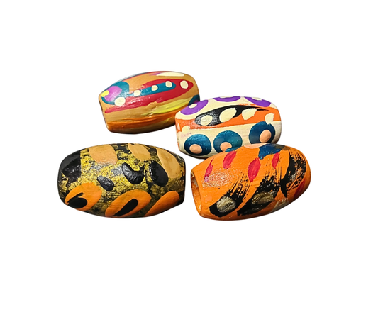 4-PC Oval Focal Beads-1
