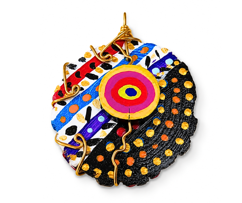 Boho Carnival Burst Pendant