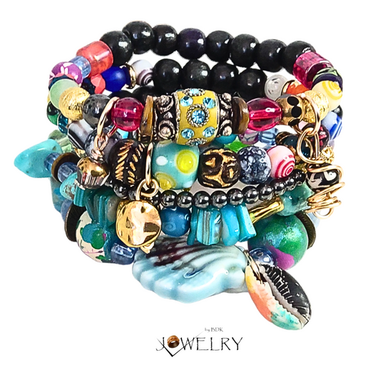 Bohemian Layered Bracelet Set