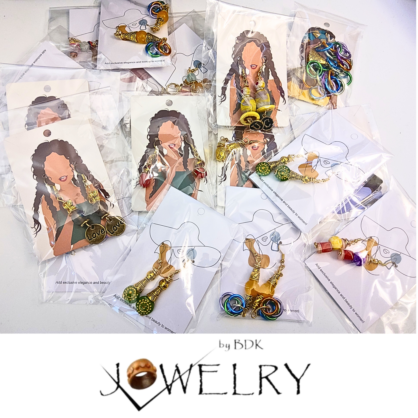 Lot 20 Pairs of Pre-Packaged Dangle Bohemian Earrings