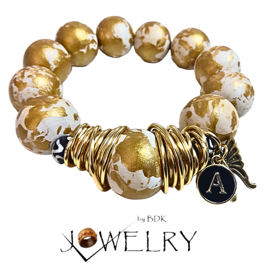 Chunky Junket Metallic Gold Bracelet