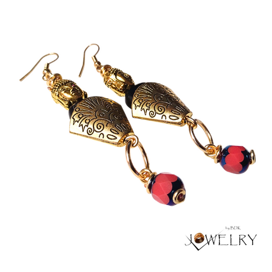 Buddha Dangle Earrings