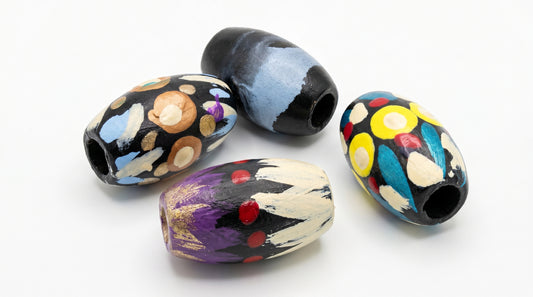 4-PC Oval Focal Beads