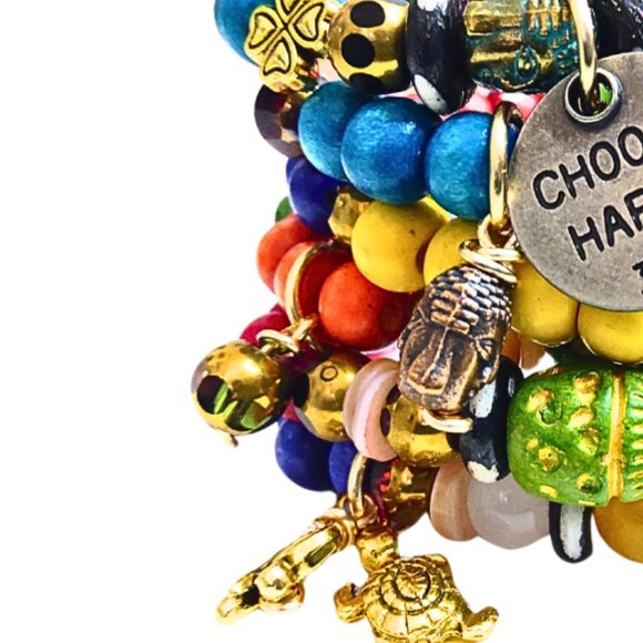 Rainbow on Your Wrist: Embrace Color with Block Stretch Bracelets